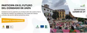 Participa en el futuro de El Condado de Jaén. Colobora en la elaboración de la EDLL 2023-2027