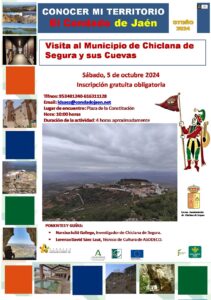 CONOCER MI TERRITORIO EL CONDADO DE JAÉN: VISITA AL MUNICIPIO DE CHICLANA DE SEGURA Y SUS CUEVAS.