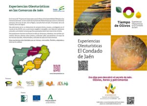 Folleto informativos de las  Experiencias Oleoturísticas en El Condado Jaén