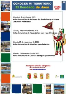 CONOCER MI TERRITORIO EL CONDADO DE JAÉN OTOÑO 2025.