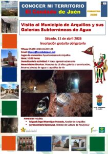 CONOCER MI TERRITORIO EL CONDADO DE JAÉN: VISITA AL MUNICIPIO DE ARQUILLOS Y SUS GALERÍAS SUBTERRÁNEAS DE AGUA.