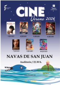 PROGRAMA CINE VERANO 2026 EN EL CONDADO DE JAÉN.