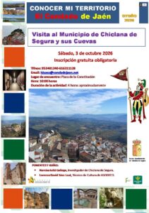 CONOCER MI TERRITORIO EL CONDADO DE JAÉN: VISITA AL MUNICIPIO DE CHICLANA DE SEGURA Y SUS CUEVAS.