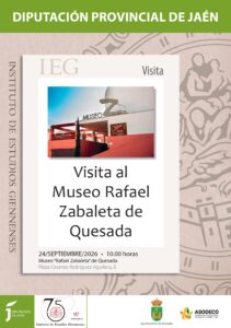 75º ANIVERSARIO DEL INSTITUTO DE ESTUDIOS GIENNENSES. VISITAS CULTURALES LITERARIAS.