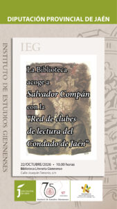 75º ANIVERSARIO DEL INSTITUTO DE ESTUDIOS GIENNENSES. LA BIBLIOTECA ACOGE.
